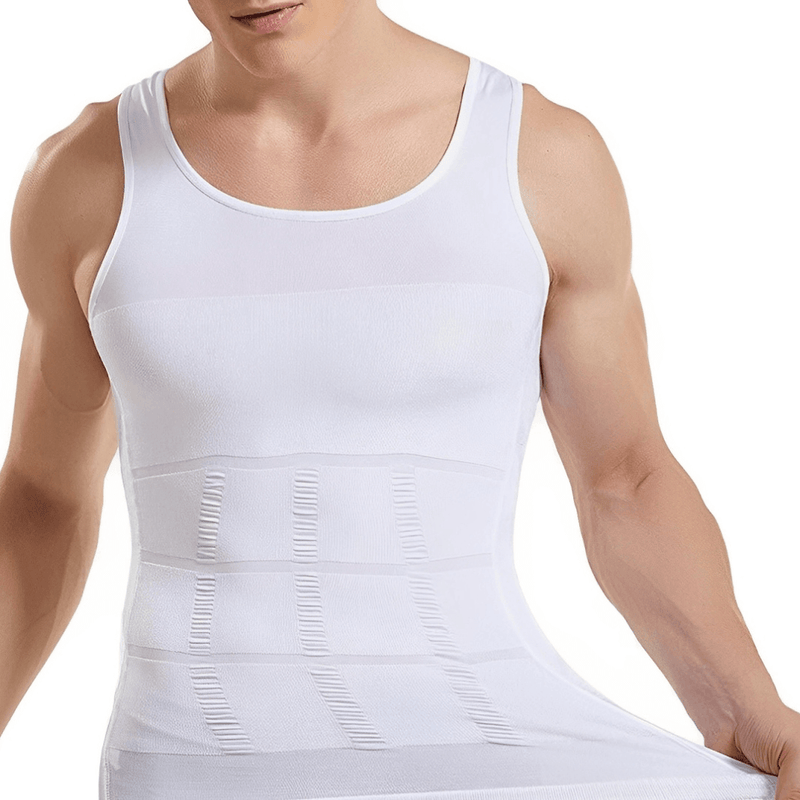 Camisa de Compressão Masculina Fit Shape Pro® Ultrafina: Postura e Modelagem Corporal