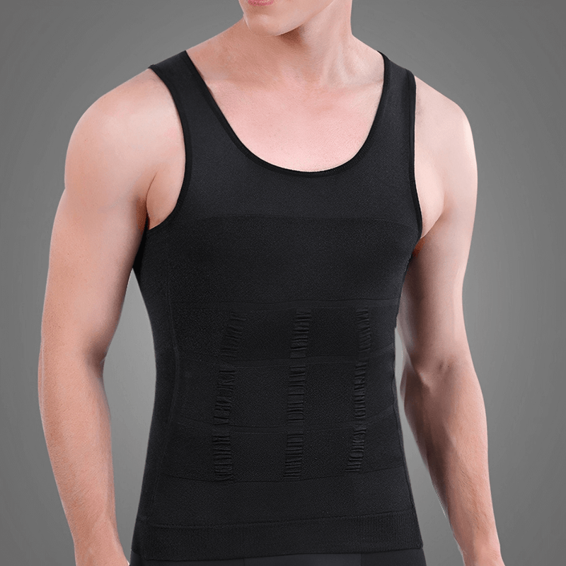Camisa de Compressão Masculina Fit Shape Pro® Ultrafina: Postura e Modelagem Corporal