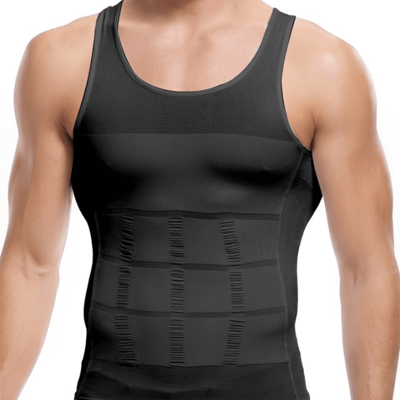 Camisa de Compressão Masculina Fit Shape Pro® Ultrafina: Postura e Modelagem Corporal