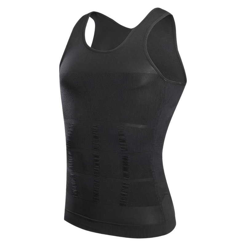 Camisa de Compressão Masculina Fit Shape Pro® Ultrafina: Postura e Modelagem Corporal